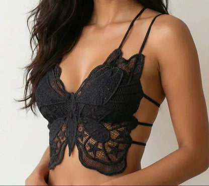 Butterfly Lace Bralette - MixShoppee